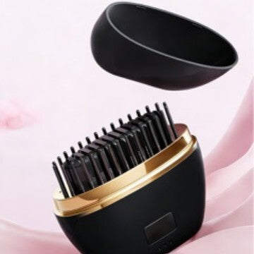 Portable Hair Straightening Comb | Ceramic Heating Brush | 3-Gear Temperature Control | Anti-Pull Smooth Styling | ISMT260815A292