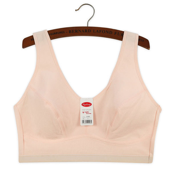 YUKI Intimates Pure Cotton Vest-Style Bra | Non-Wired | Thin &amp; Comfortable | Mother's Intimates Bra | China Imported | CT250829798