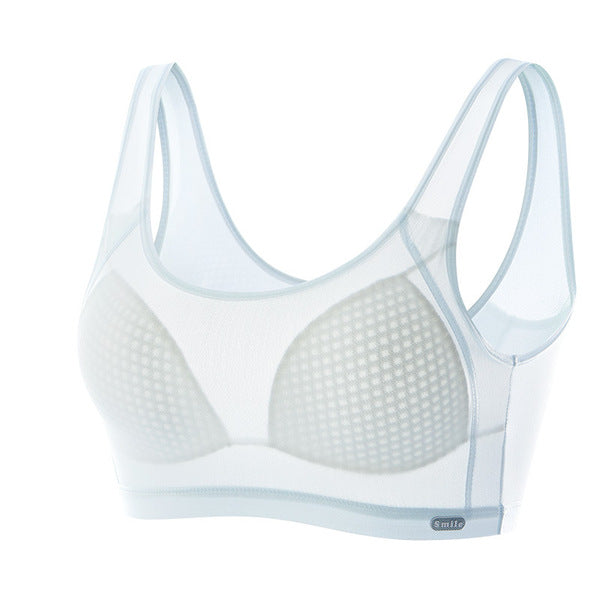 ICE DUFI Seamless bra thin Summer Girls' Underwear Female Students Junior High School Development Girls' Silk Child Bra Mesh Vest Youth Sports Bra | CT250709757