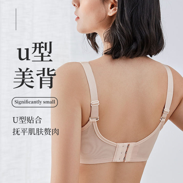 MELO Women’s Thin Full Cup Bra Large Chest Support | No Steel Ring | Vest Style | Anti-Sagging | Student Shock-Proof Running Bra | C D Cup | China Imported | CB251121867