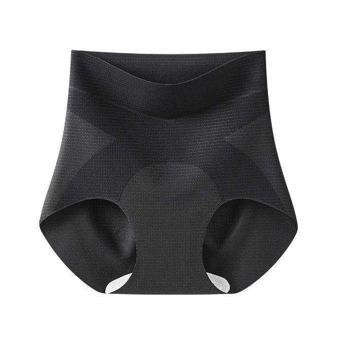 Tummy Control Pants for Women, High-Waisted, Tummy-Tucking, Butt-Lifting, Shaping, 10A Antibacterial Crotch, Seamless Ice Silk Thin Panties | ISHR260711A193