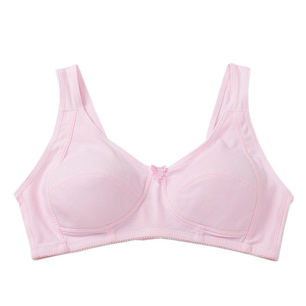 TENY Women's Non-rimless Non-sponge Cotton Vest-type Bra (Plus Size B Cup) | CB250729772