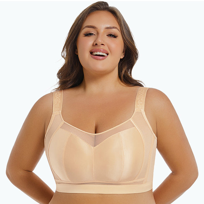 DIMO Women’s Ultra-Thin Full Cup Bra  Large Chest Support | Gather-Up | Anti-Sagging | Plus Size | Summer Thin Bra | Size 34–48 | Cup C, D | China Imported | CB251212879