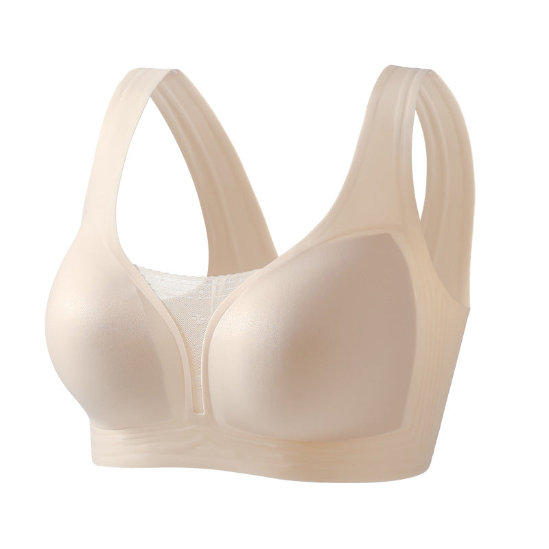 KIVO Seamless Vest T-Shirt Bra (Thailand Style) Comfortable Daily Use | Side Gathered Support | Smooth Fit Under T-Shirt | C D Cup | CB260117932