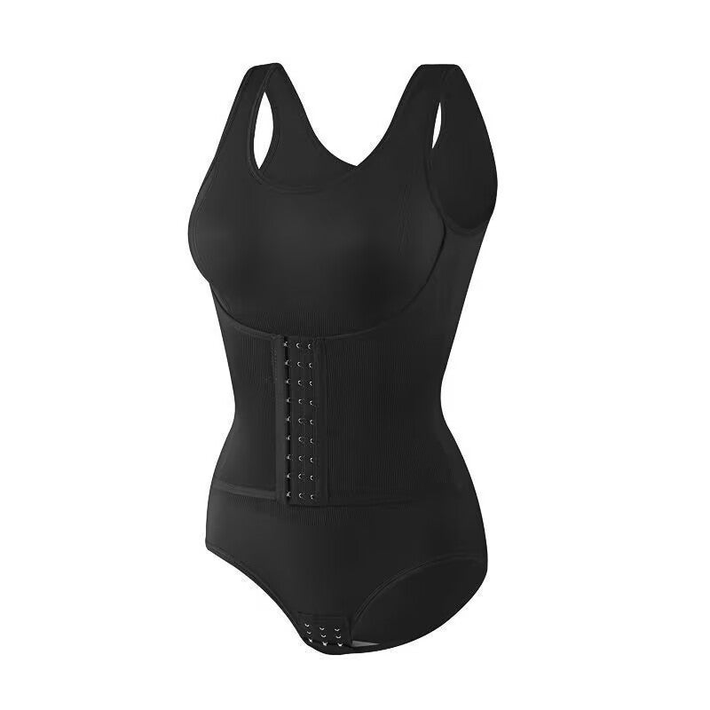 TILA One-Piece Shapewear Buttoned One-Piece | Tummy Control | Tight-Fitting Reinforced Shapewear | Triangle Cut | Washroom Friendly | China Imported | ISHR251228895