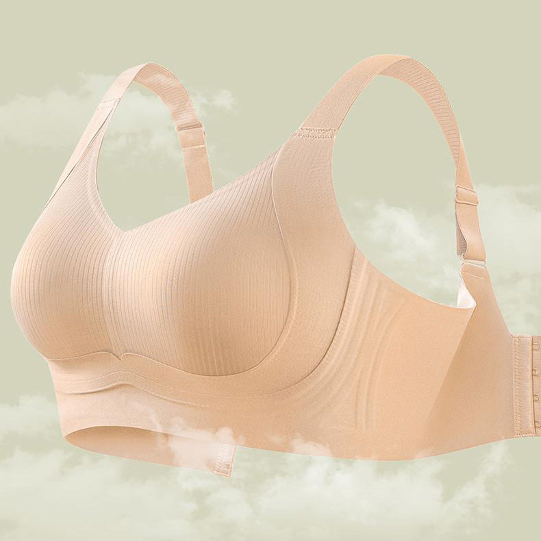 DEYA Large Chest Small Traceless Underwear Women's Full Cup Anti-Sagging Parammary plus size Bra Thin Lending Breathable and Comfortable | China Imported | CB251107854
