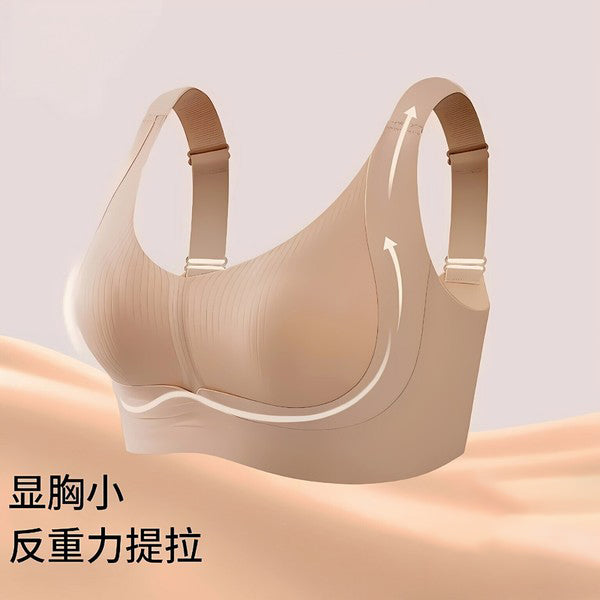 DEYA Large Chest Small Traceless Underwear Women's Full Cup Anti-Sagging Parammary plus size Bra Thin Lending Breathable and Comfortable | China Imported | CB251107854