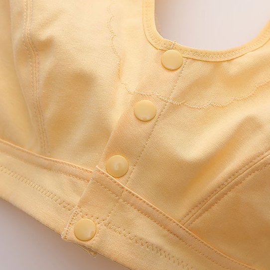 ISRA Front Button Large Size Bra (Premium Comfort Edition) | Full Cup | Cotton Thin | Front Button Closure | Anti-Sagging Support | Plus Size | CB260627A171