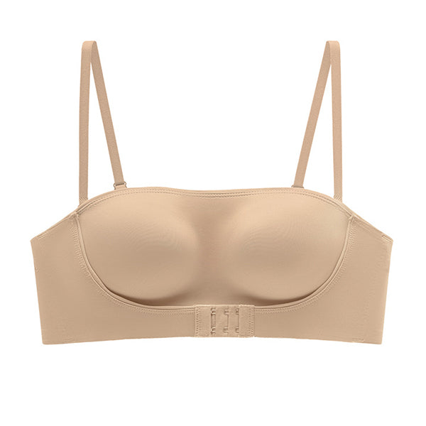 RIVA Front-Button Strapless Wrap Bra Non-Slip Push-Up | Seamless Invisible Tube Top | Anti-Exposure Support | CB260219988