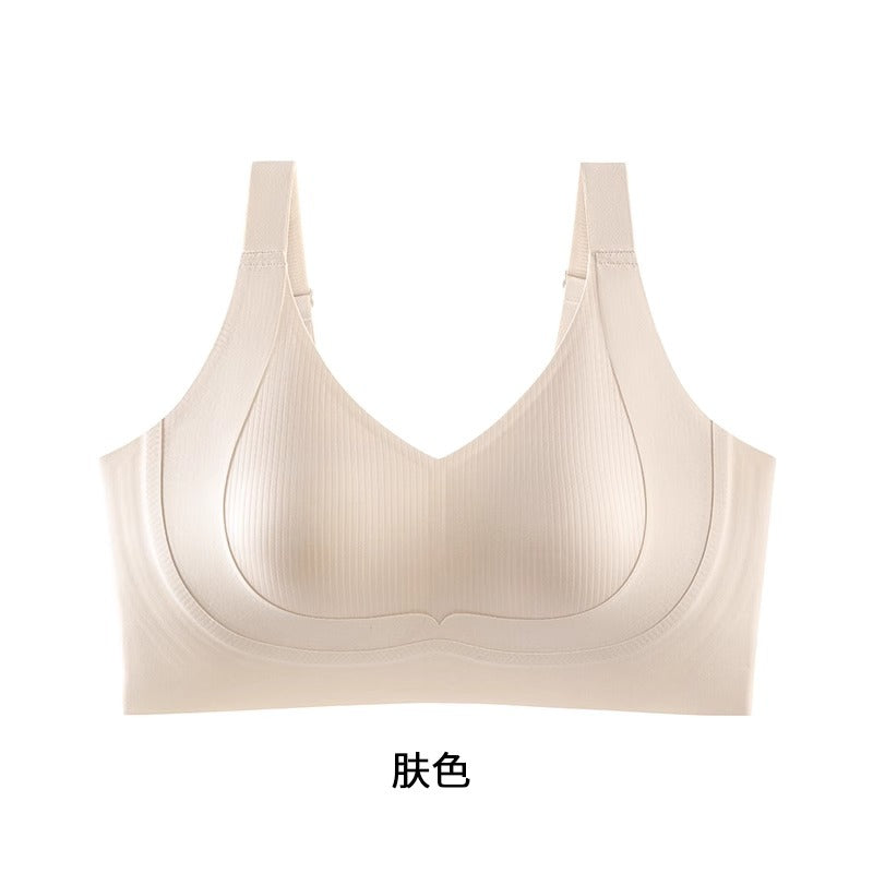 DEYA Large Chest Small Traceless Underwear Women's Full Cup Anti-Sagging Parammary plus size Bra Thin Lending Breathable and Comfortable | China Imported | CB251107854