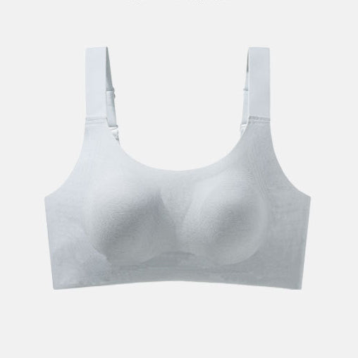 QURI Plus Size Ultra-Thin Traceless Rabbit Ear Full Cup Bra Breathable | Large Chest Support | Gather-Up | Paramammary Breast Cover | Chubby Girl Friendly | China Imported | CB251221884