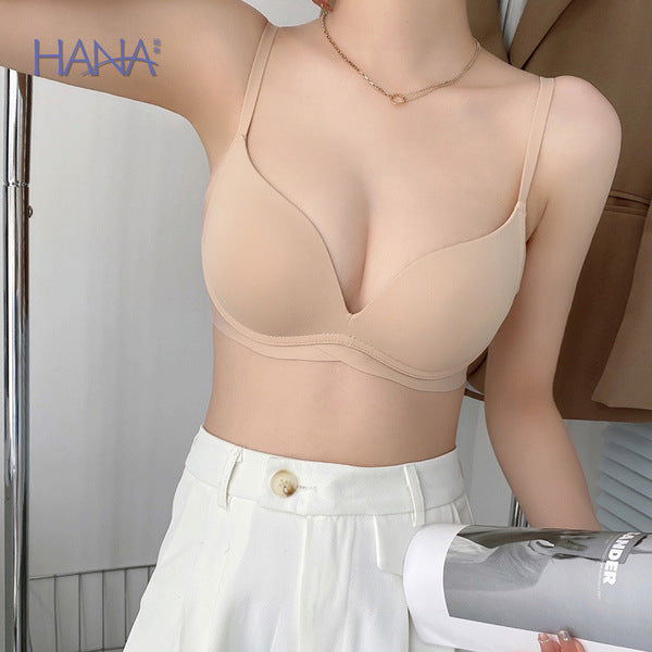 SENA Seamless Push-Up Bra Thin Upper And Thick Lower| Wire-Free Comfort | Breathable | Daily Wear Friendly | CB260217986