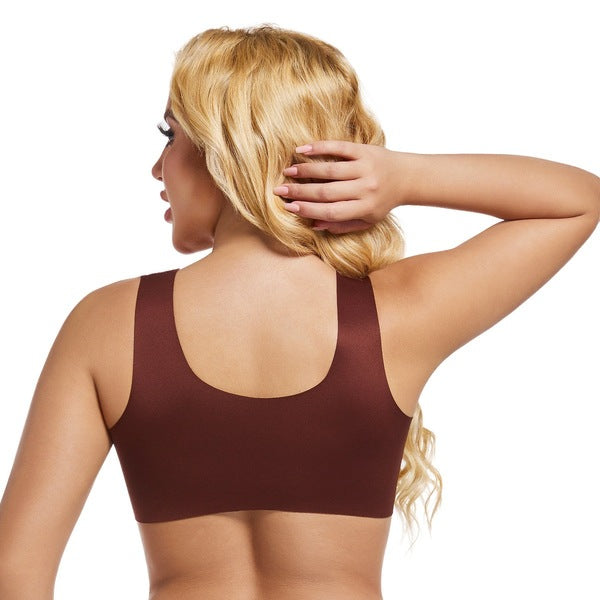 MIRO Plus size Front Buckle No Steel Ring Push-up Bra Seamless Beautiful Back Thin Sports Underwear for Women | BRA Size 36 to 50 | Cup C , D | Front Button BRA | China Imported | CB251101835