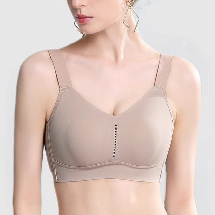JANE ICE Seamless BRA Underwear Women's Large Chest Full Cup Push-up Anti-sagging Breathable Non-steel Ring Adjustable Bra | CB250927813