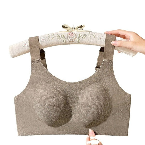 QURI Plus Size Ultra-Thin Traceless Rabbit Ear Full Cup Bra Breathable | Large Chest Support | Gather-Up | Paramammary Breast Cover | Chubby Girl Friendly | China Imported | CB251221884