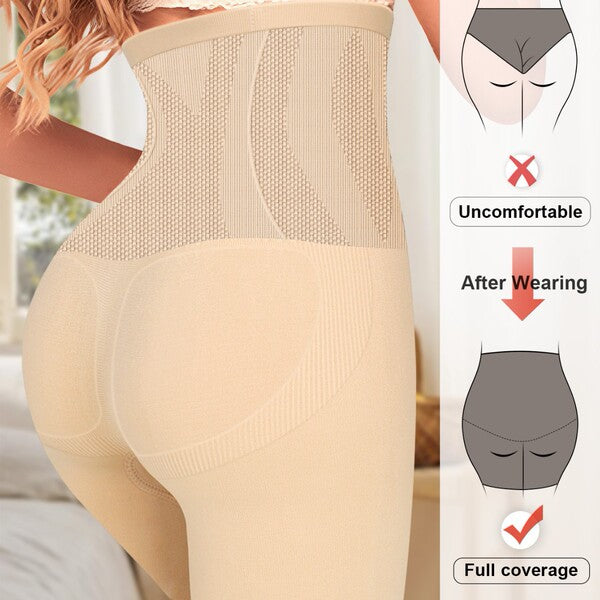 High Waist Seamless Shaping Pants (Plus Size Edition) Abdominal Control | Hip Shaping | Smooth Daily Comfort | ISHR260415A067