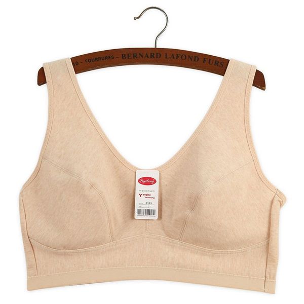 YUKI Intimates Pure Cotton Vest-Style Bra | Non-Wired | Thin &amp; Comfortable | Mother's Intimates Bra | China Imported | CT250829798