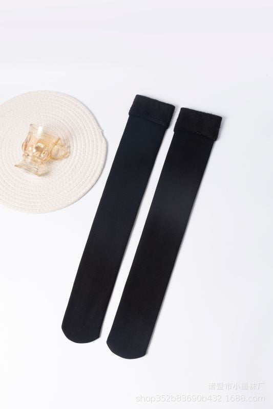 Socks Women’s Winter Long Snow Socks | Warm Thickened Fleece-Lined Knee-High Floor Cushion Socks | WRN251117852