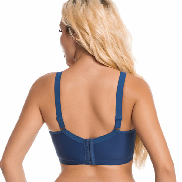 NOXA Breast-Retracting Push-Up Bra (Glossy Edition) | D Cup | 5 Hook Adjustable Support | Anti-Sagging Lift | Smooth Premium Comfort | CB260415A064