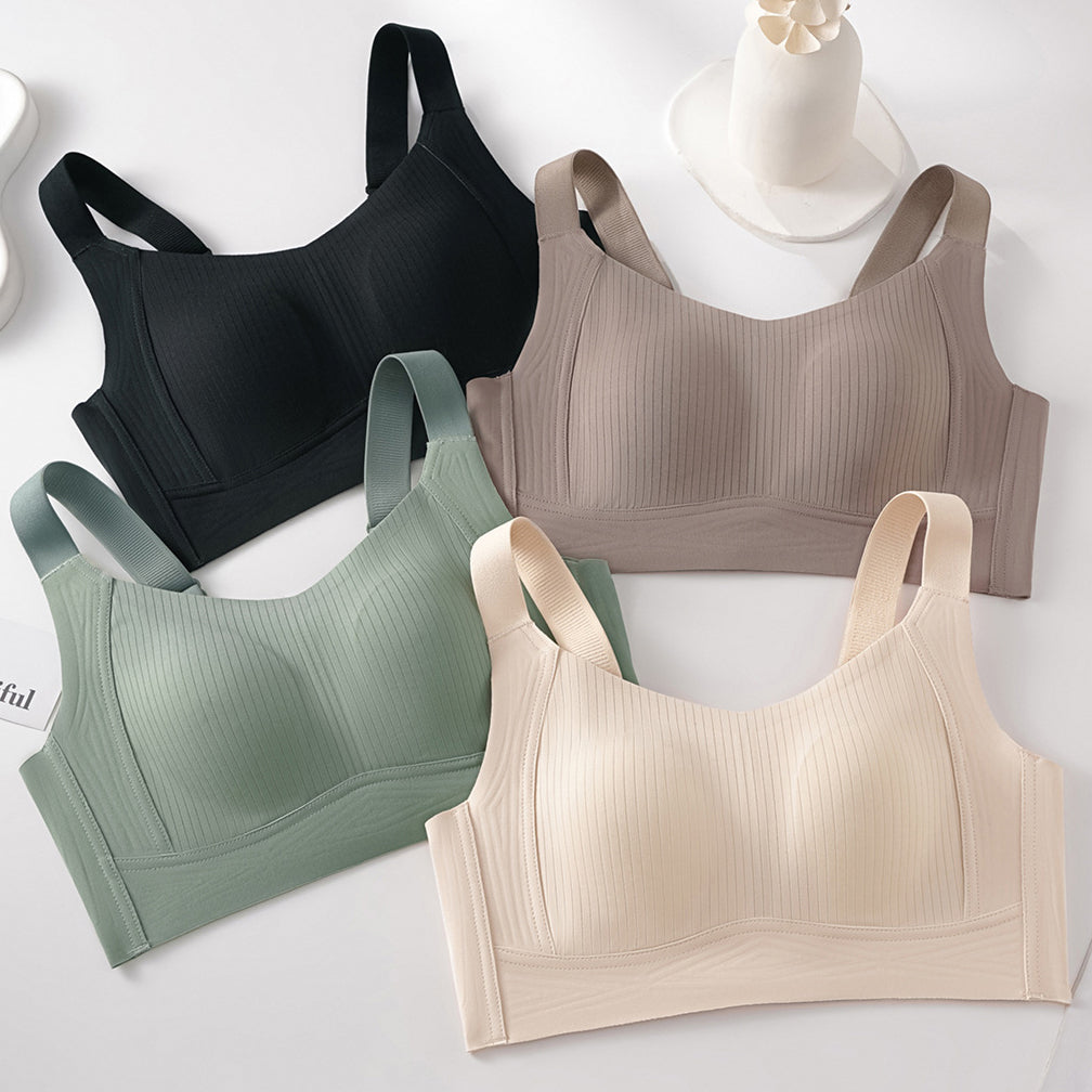 ONIA Seamless Breast-Retracting Bra (Wire-Free) | Cup B C | 4 Hook | Anti-Sagging | Soft Support | Smooth Daily Comfort | CB260407A043