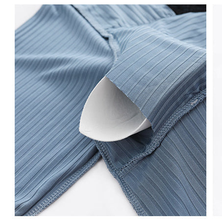 Korean style Summer thin modal cool feeling with Removable chest pad large size dress sexy can be worn outside | M L XL 2XL 3XL | CLS25031188707