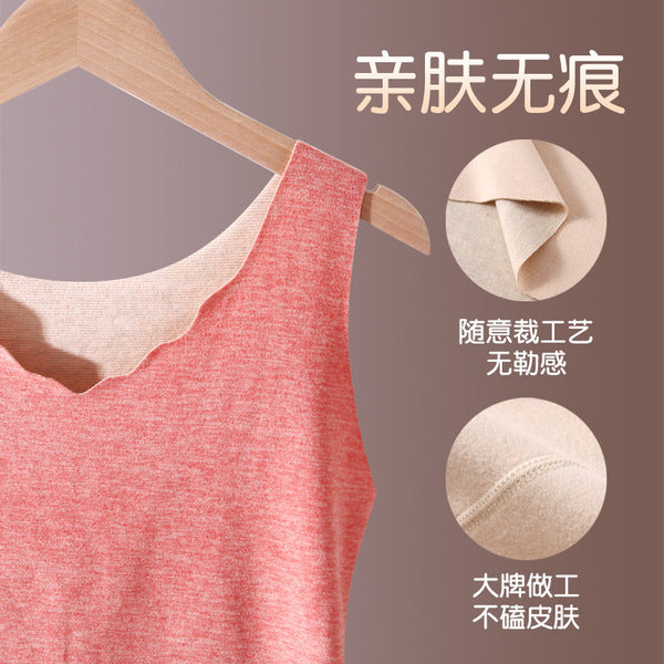 Zhangyan Thermal Vest for Women Thickened Fleece-Lined Thermal Storage Undershirt | Winter Wear | China Imported | WRN251124864