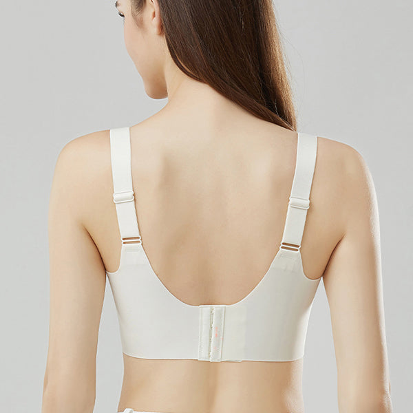 SIVA Plus-Size Seamless Support Bra (Large Bust Edition) | Cup C D | Minimizing &amp; Gathering | Strong Lift | Side Support Comfort | CB2603131010