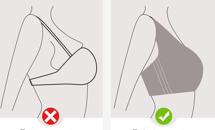 DEYA Large Chest Small Traceless Underwear Women's Full Cup Anti-Sagging Parammary plus size Bra Thin Lending Breathable and Comfortable | China Imported | CB251107854