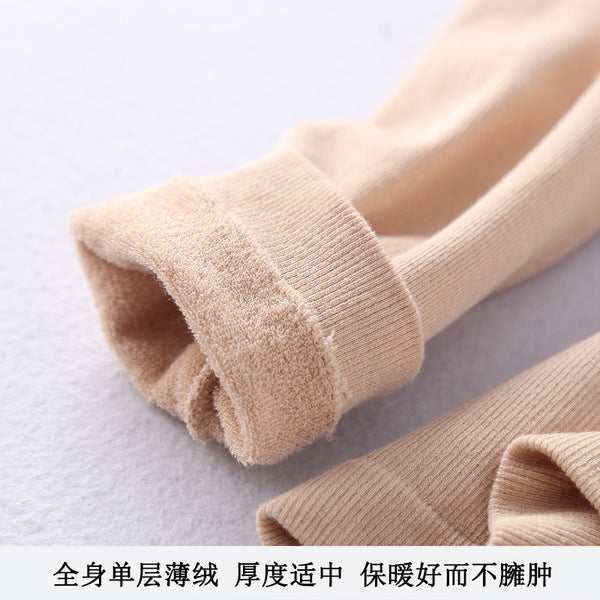 Winter Tight Thermal Underwear Women's Thickened Top Terry Thin Velvet Body Shaping Long Sleeve Base Shirt Abdominal Body Beauty Autumn Clothes | China Imported | WRN250311838