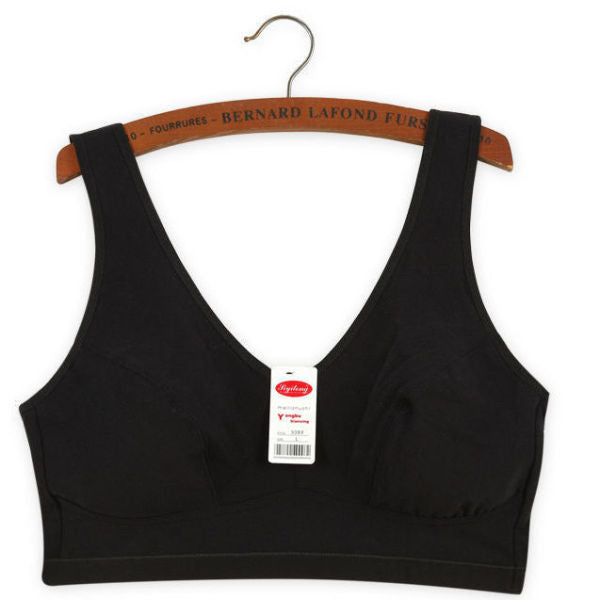 YUKI Intimates Pure Cotton Vest-Style Bra | Non-Wired | Thin &amp; Comfortable | Mother's Intimates Bra | China Imported | CT250829798