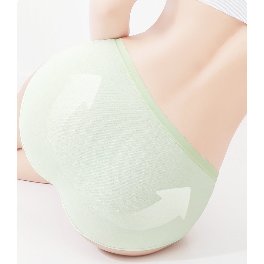 Plus Size Mid-Waist Seamless Briefs | Breathable Pure Cotton | Soft Comfort | Women's Underwear | ISCP260730A255