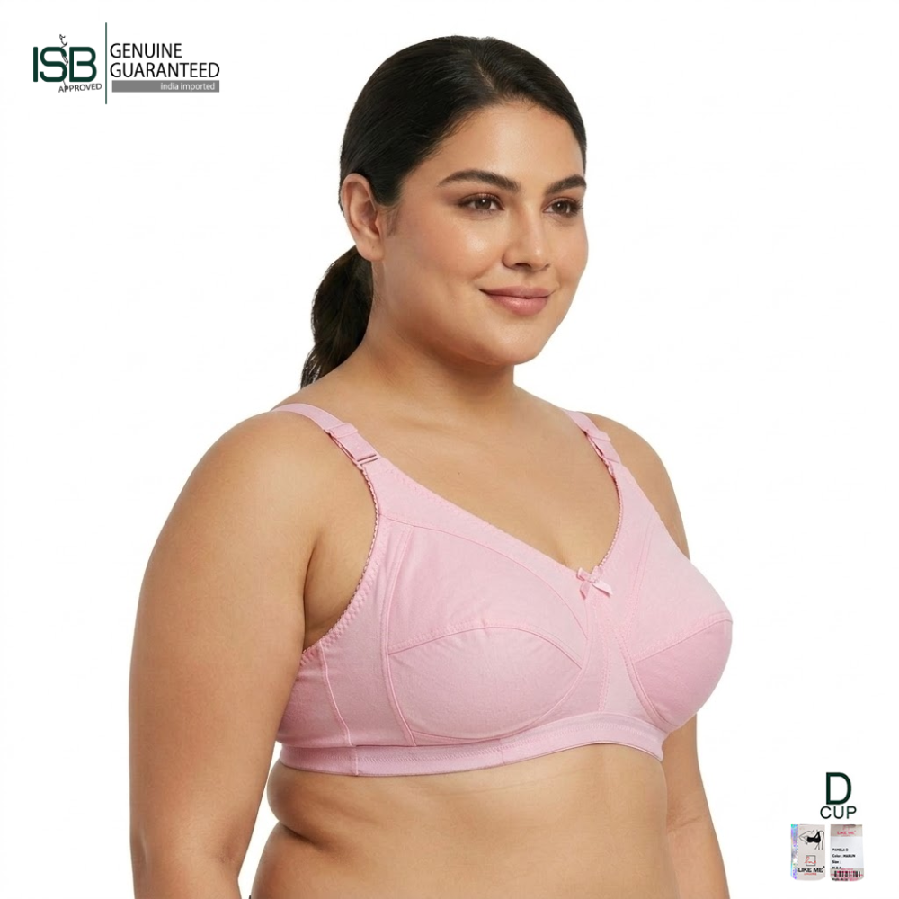 LIKE ME PAMELA Daily use BRA | D Cup | 3 Hook | | Indian Imported | ISB Approved Genuine Guaranteed | IB251103857