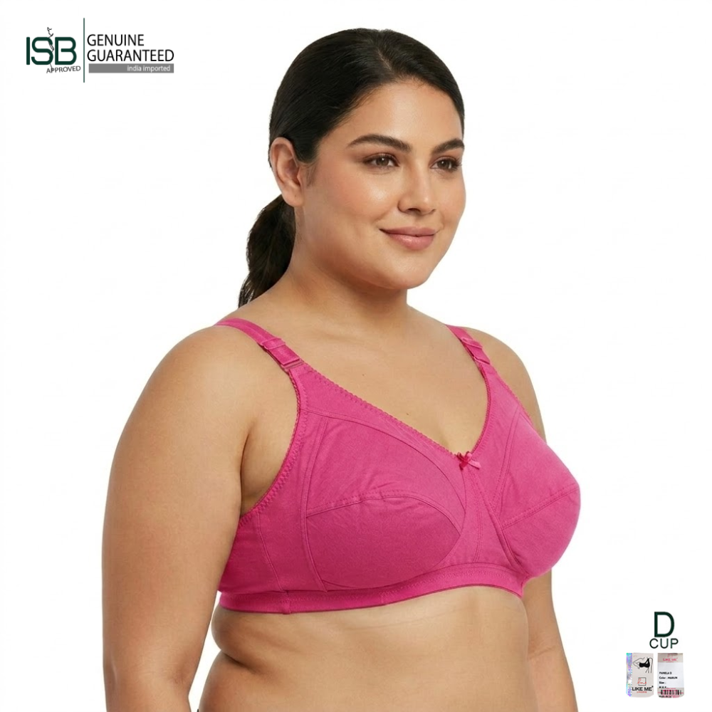 LIKE ME PAMELA Daily use BRA | D Cup | 3 Hook | | Indian Imported | ISB Approved Genuine Guaranteed | IB251103857