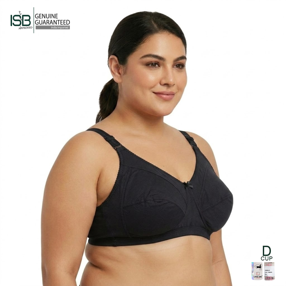 LIKE ME PAMELA Daily use BRA | D Cup | 3 Hook | | Indian Imported | ISB Approved Genuine Guaranteed | IB251103857