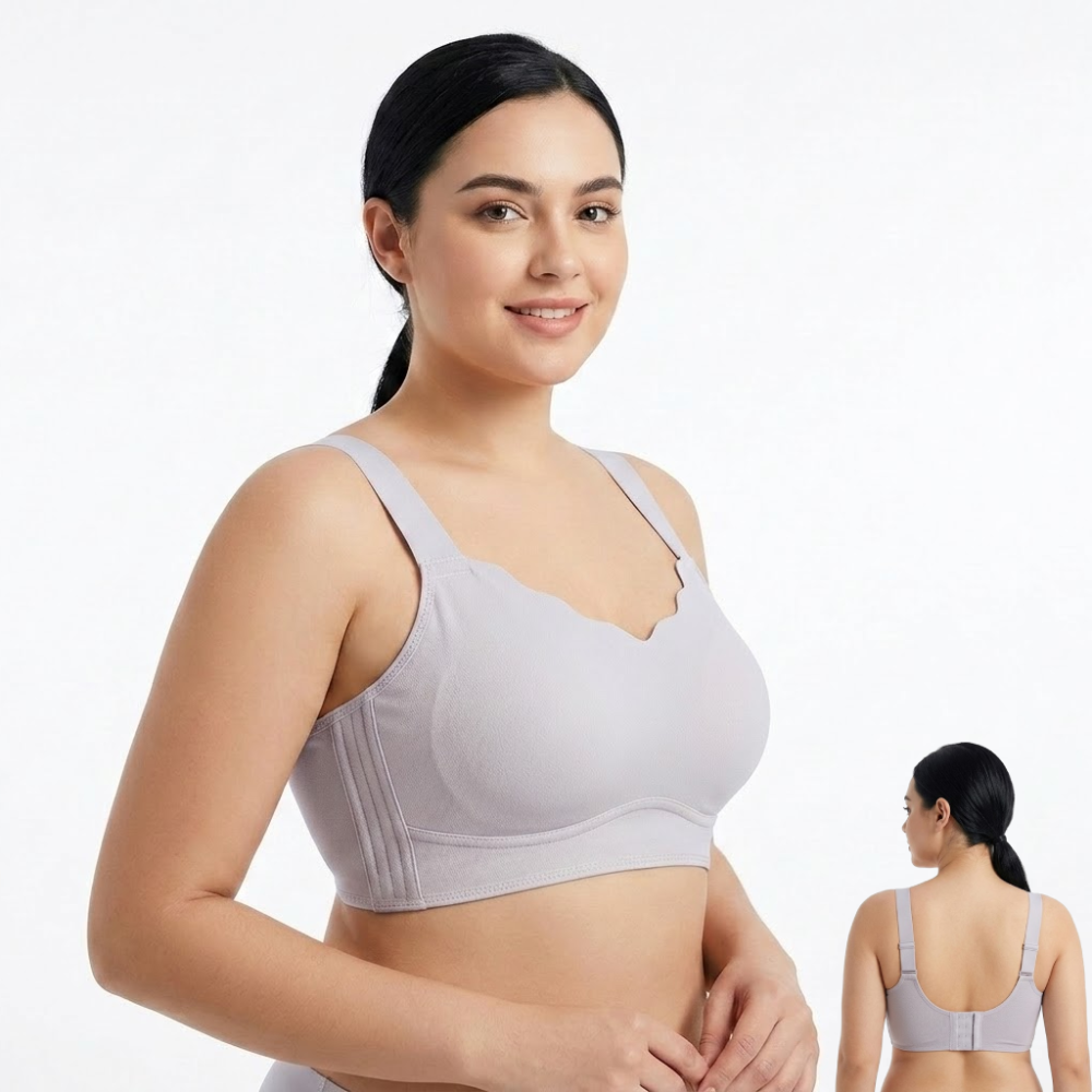 NYFA Ultra-Thin Anti-Sagging Full Coverage Rabbit Ear Bra (Invisible Comfort Edition) | Cup C/D | Wire-Free | Anti-Sagging | CB260713A200