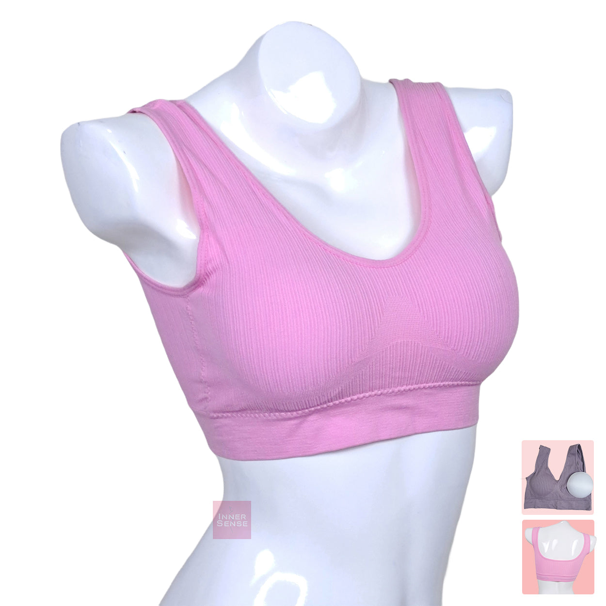 DORA Shockproof Sports Bra, Gathered large size, breathable vest style, yoga running, Removable Pads, China Imported | L,2XL,4XL | CT250306511