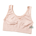 PAVI Skin Color Seamless Soft Comfortable Breathable Single-Layer Tank Top Bra Vest | CT251025824