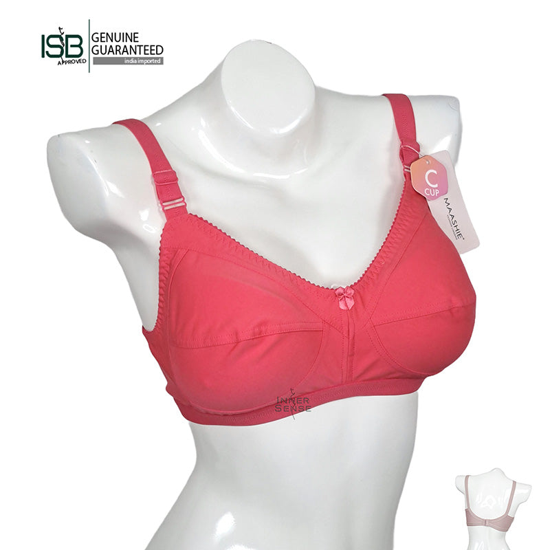 Maashie Full Coverage BRA | Non Padded Everyday Bra| C D Cup | Indian Imported | ISB Approved Genuine Guaranteed | IB250804M307