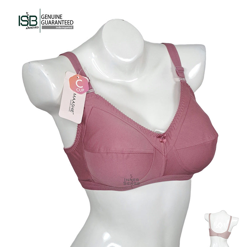 Maashie Full Coverage BRA | Non Padded Everyday Bra | Indian Imported | ISB Approved Genuine Guaranteed | IB250804M307