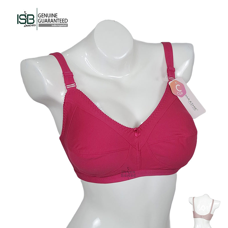 Maashie Full Coverage BRA | Non Padded Everyday Bra | Indian Imported | ISB Approved Genuine Guaranteed | IB250804M307