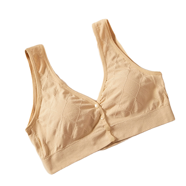 BUNI Front Open Button Top-up Comfortable Small Diamond Pattern Traceless Push-up Bra | China Imported | Free Size | CB250812785  | Limited Stock |