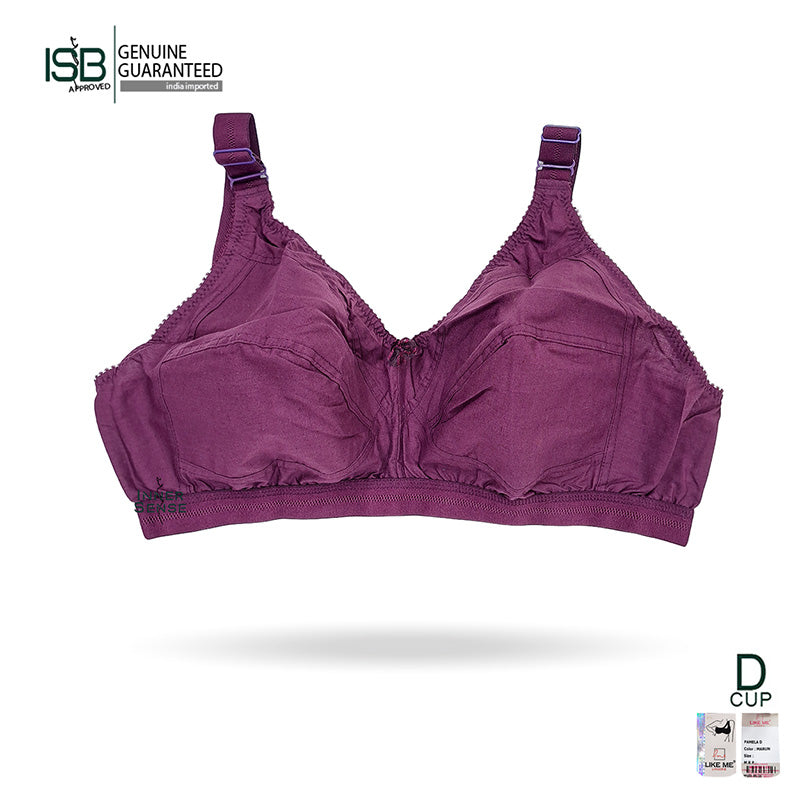 LIKE ME PAMELA Daily use BRA | D Cup | 3 Hook | | Indian Imported | ISB Approved Genuine Guaranteed | IB251103857