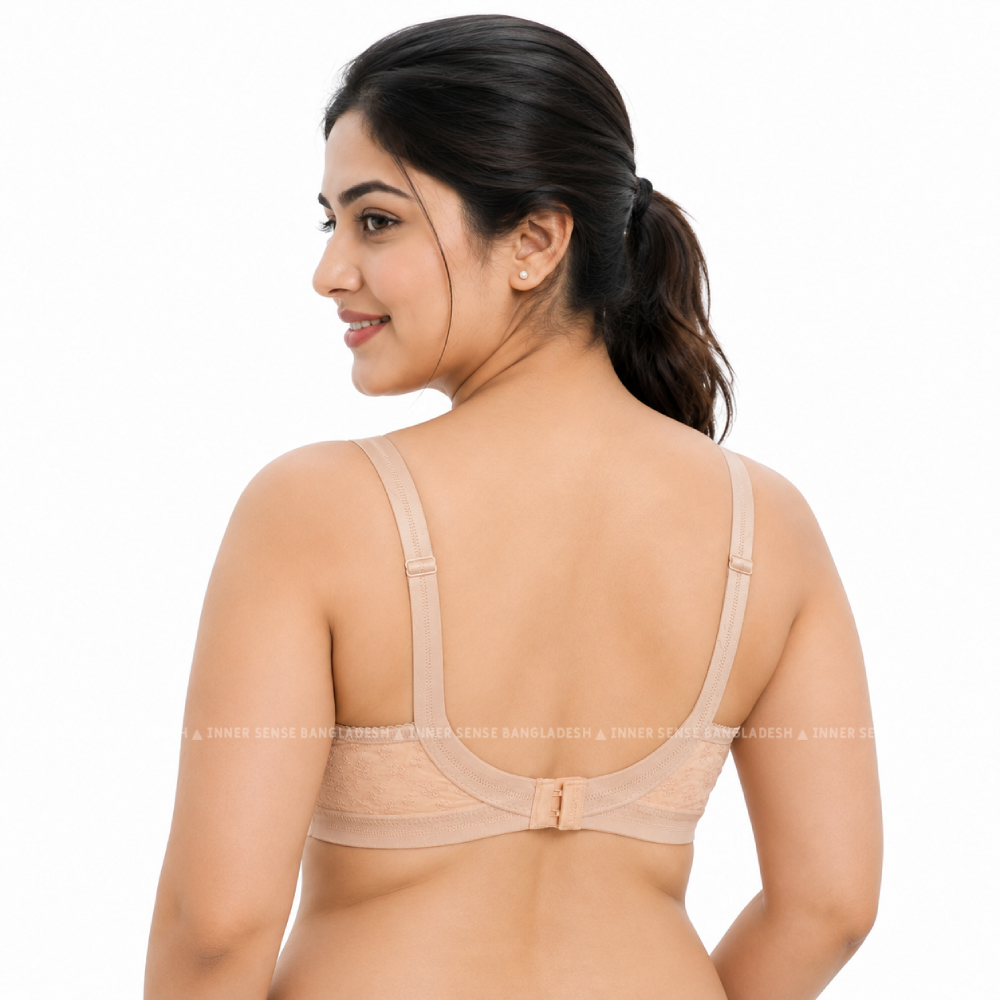 LikeMe ASHA Chicken Bra (2 Hook Edition) | Cotton Fabric | Full Cup Comfort | Everyday Support | KB260703A187