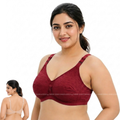 LikeMe ASHA Chicken Bra (2 Hook Edition) | Cotton Fabric | Full Cup Comfort | Everyday Support | KB260703A187