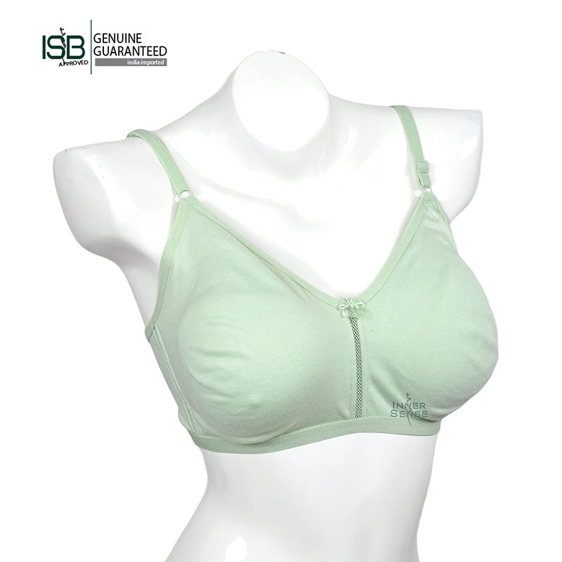 Floret Katrina Seamless Cotton-Blend | Daily USE BRA | T-Shirt Bra | Non-Wired | Non-Padded | Medium Coverage | Indian Imported | ISB Approved Genuine Guaranteed | IB2508055823