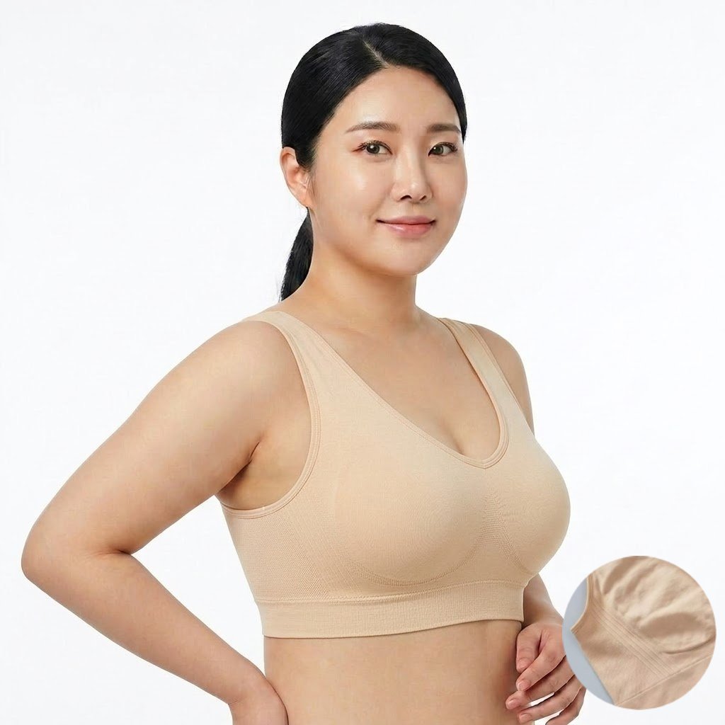 Plus Size Beautiful Back Vest Bra (Comfort Edition) | Non Paded | Wide Shoulder Straps | Lightweight Daily Comfort | CT260629A179