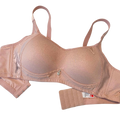 VIKA Ultra-Thin Non-Rimmed Breathable Bra Large Chest Small Look | Anti-Running | Light Wrapping | Soft & Comfortable | China Imported | CB251231902