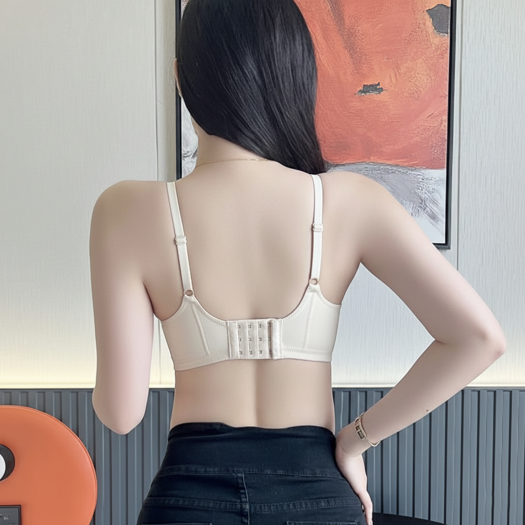 HUXI Original Seamless Push-Up Bra Small Chest Looks Fuller | Large Breast Contracting | Anti-Sagging | Comfortable Daily Wear | CB260128951