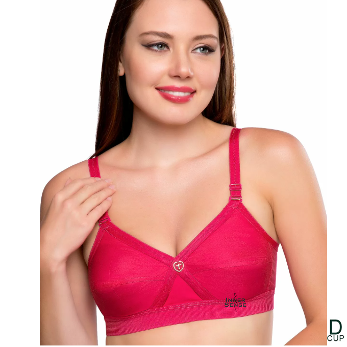 Trylo Krutika Plain Daily Wear Bra | D CUP | 4 HOOK | Soft Cotton Comfort Fit | KB251007817