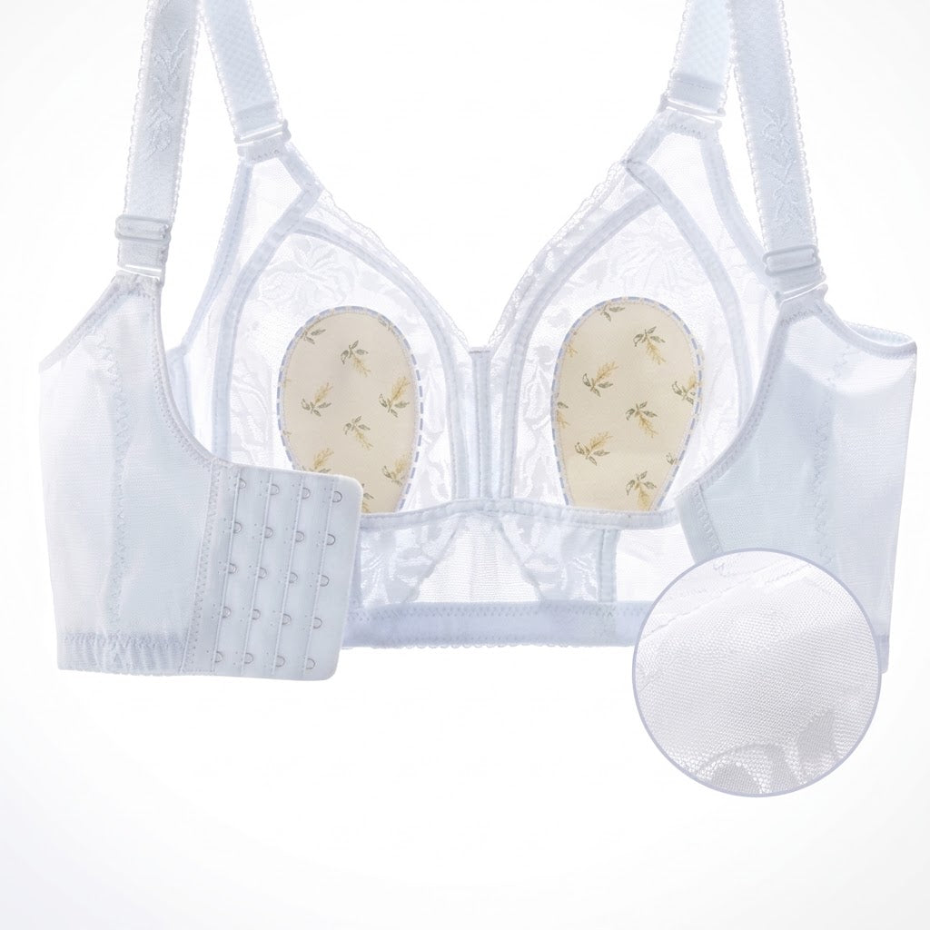 DILA Summer Ultra-Thin Bra | Cup C/D/E/F | Lightweight Large & Small Bust Bra | Anti-Sagging Support | Comfortable Summer Wear | CB260921A380